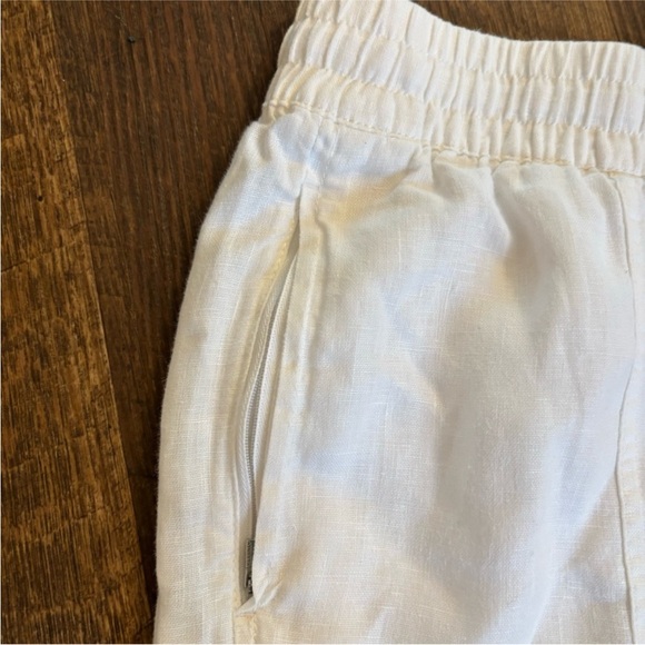 ATHLETA RETREAT HIGH RISE LINEN ANKLE PANT women’s size large - Picture 8 of 13